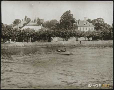 Barque sur le lac Léman (Cologny)